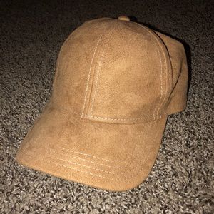 Suede hat